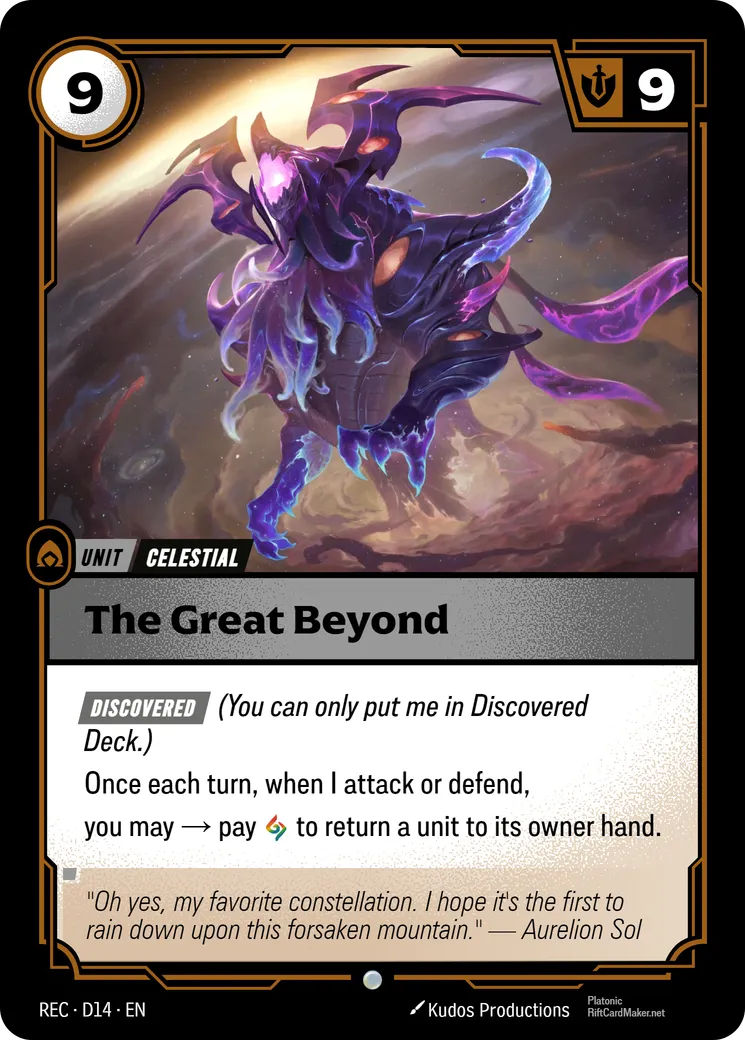 The Great Beyond