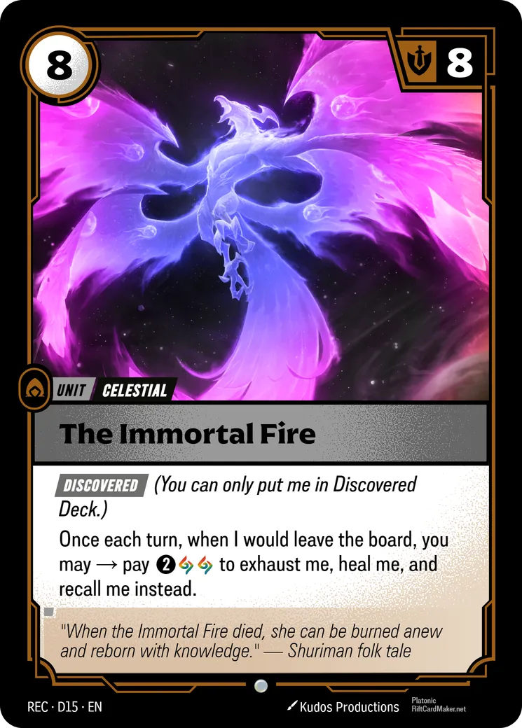 The Immortal Fire