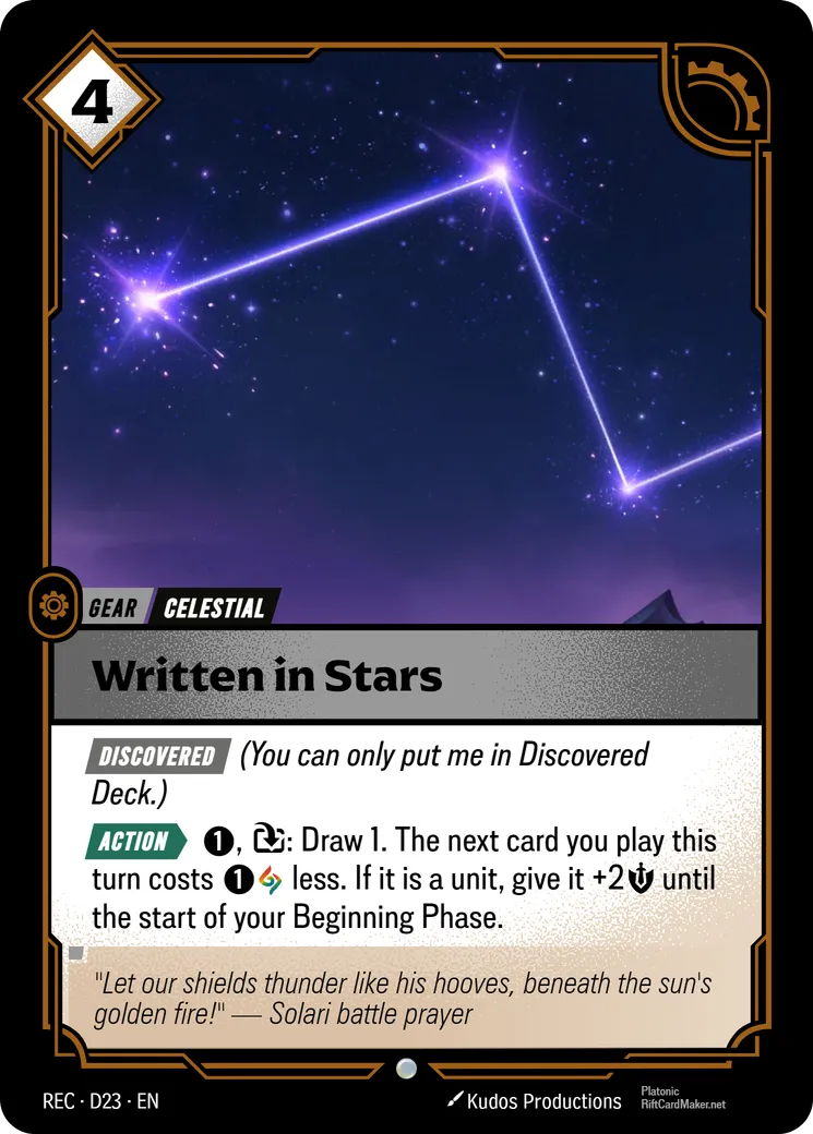Written in Stars